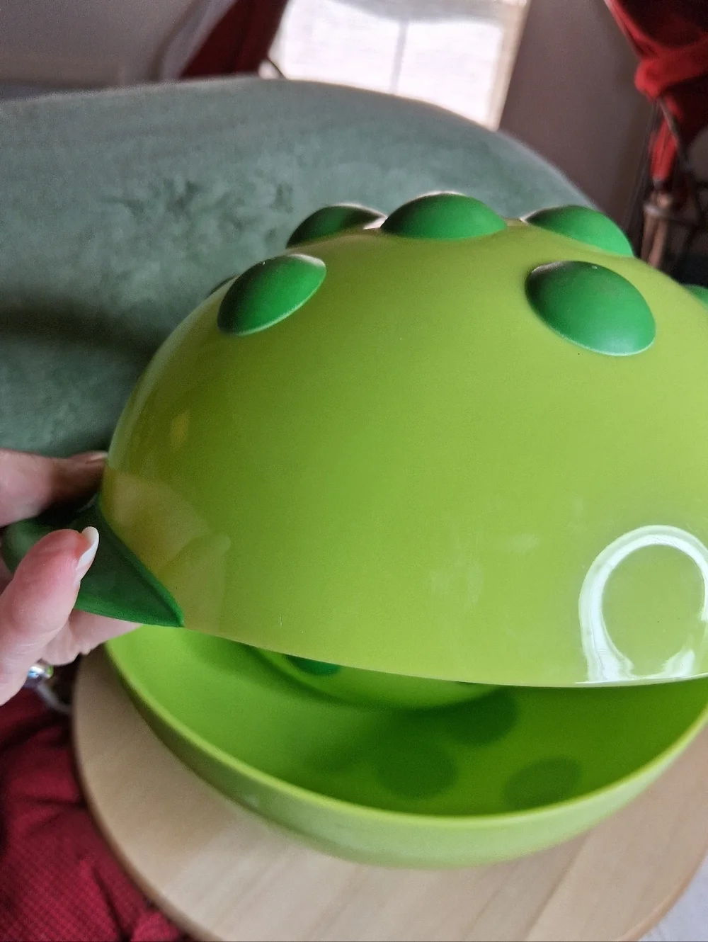 Bright Green Turtle Non-skid Nested Mixing Bowls - Set of 3